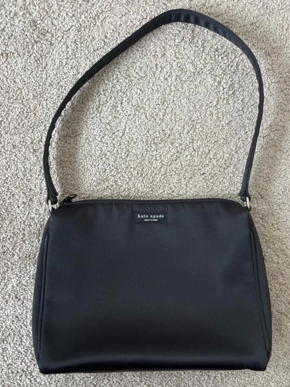 Kate Spade Bag Black Nylon Shoulder Purse Vintage